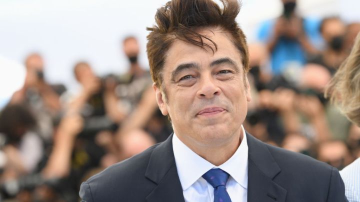 CANNES, FRANCE - JULY 13: Benicio Del Toro attends the "The French Dispatch" photocall during the 74th annual Cannes Film Festival on July 13, 2021 in Cannes, France. (Photo by Pascal Le Segretain/Getty Images)