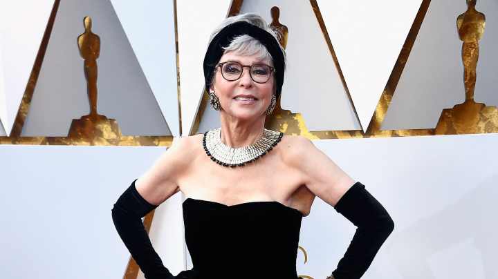 HOLLYWOOD, CA - MARCH 04: Rita Moreno attends the 90th Annual Academy Awards at Hollywood & Highland Center on March 4, 2018 in Hollywood, California. (Photo by Frazer Harrison/Getty Images)