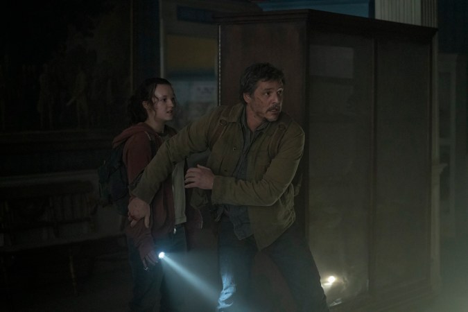 Bella Ramsey and Pedro Pascal from HBO's The Last of Us