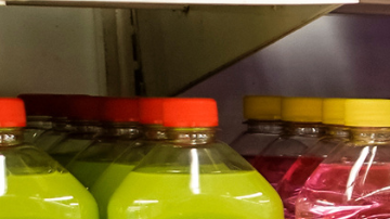 Colombia, Cartagena, La Matuna, Exito Mercado, Floor cleaning supplies. (Photo by Jeffrey Greenberg/Universal Images Group via Getty Images)