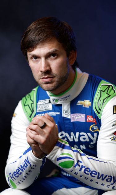 CHARLOTTE, NORTH CAROLINA - JANUARY 18: NASCAR driver Daniel Suarez poses for a photo during NASCAR Production Days at Charlotte Convention Center on January 18, 2023 in Charlotte, North Carolina. (Photo by Jared C. Tilton/Getty Images)