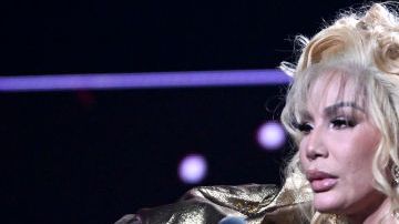 MIAMI, FLORIDA - FEBRUARY 23: Ivy Queen performs onstage during the 35th Premio Lo Nuestro at Miami-Dade Arena on February 23, 2023 in Miami, Florida. (Photo by Jason Koerner/Getty Images)