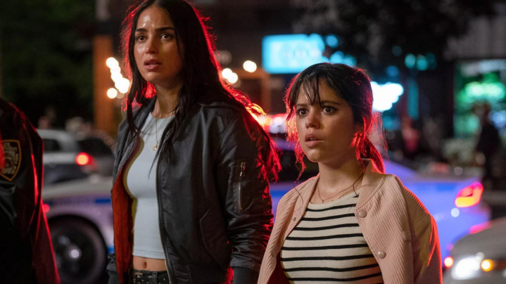Melissa Barrera and Jenna Ortega in Scream 6 from Paramount Pictures