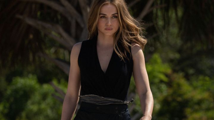Ana de Armas in "Ghosted," premiering April 21, 2023 on Apple TV+.