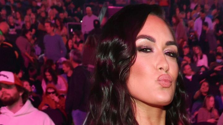 Brie Bella and Nikki Bella at the Fourth Edition of the Bud Light Super Bowl Music Fest presented by On Location held at Footprint Center on February 11, 2023 in Phoenix, Arizona. (Photo by Christopher Polk/Penske Media via Getty Images)