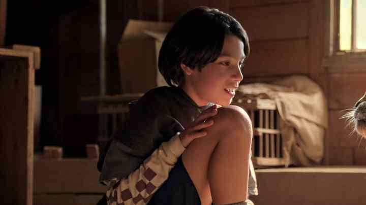 A boy and his chupacabra from Netflix's new film Chupa