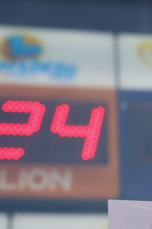 Lotto ticket in California