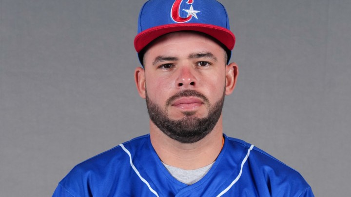 TAICHUNG, TAIWAN - MARCH 05: Ivan Prieto #66 of Team Cuba poses for a photo during the Team Cuba 2023 World Baseball Classic Headshots at Le Méridien Taichung on Sunday, March 5, 2023 in Taichung, Taiwan. (Photo by Mary DeCicco/WBCI/MLB Photos via Getty Images)