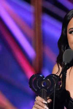 HOLLYWOOD, CALIFORNIA - MARCH 27: Becky G accepts the Latin Pop/Reggaeton Song Of The Year award for “MAMIII” onstage during the 2023 iHeartRadio Music Awards at Dolby Theatre on March 27, 2023 in Hollywood, California. (Photo by Jeff Kravitz/FilmMagic)