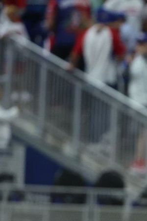 MIAMI, FLORIDA - MARCH 15: Members of Team Puerto Rico look on after Edwin Diaz #39 of Team Puerto Rico leaves the field in a wheelchair after sustaining an injury while celebrating a 5-2 win against Team Dominican Republic during their World Baseball Classic Pool D game at loanDepot park on March 15, 2023 in Miami, Florida. (Photo by Al Bello/Getty Images)