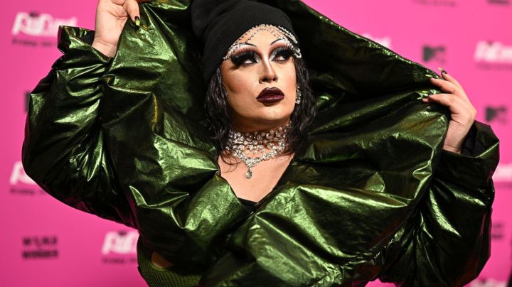 NEW YORK, NEW YORK - JANUARY 05: Salina EsTitties attends the RuPaul's Drag Race Season 15 + MTV Premiere Screening and Red Carpet Event on January 05, 2023 in New York City. (Photo by Dave Kotinsky/Getty Images for Paramount+)