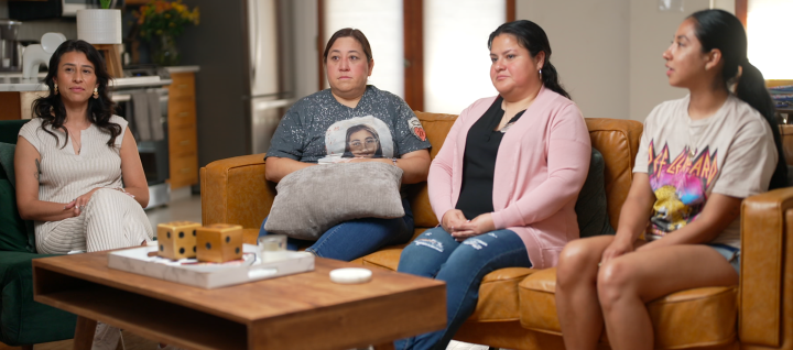 Uvalde mothers Kimberly Rubio, Gloria Cazares, Veronica Mata, and Ana Rodriguez