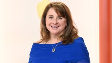 Victoria Alonso at the 95th Annual Academy Awards held at Ovation Hollywood on March 12, 2023 in Los Angeles, California. (Photo by Gilbert Flores/Variety via Getty Images)