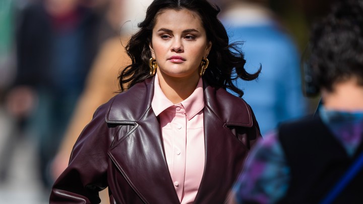 Selena Gomez is seen filming "Only Murders in the Building" in Queens on March 17, 2023 in New York City. Photo by Gotham/GC Images