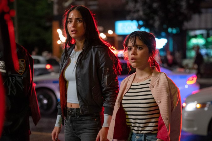 Melissa Barrera (“Sam Carpenter”), left, and Jenna Ortega (“Tara Carpenter”) stars in Paramount Pictures and Spyglass Media Group's Scream 6