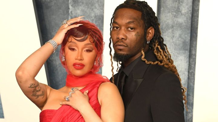 BEVERLY HILLS, CALIFORNIA - MARCH 12: Cardi B, Offset arrives at the Vanity Fair Oscar Party Hosted By Radhika Jones at Wallis Annenberg Center for the Performing Arts on March 12, 2023 in Beverly Hills, California. (Photo by Steve Granitz/FilmMagic)
