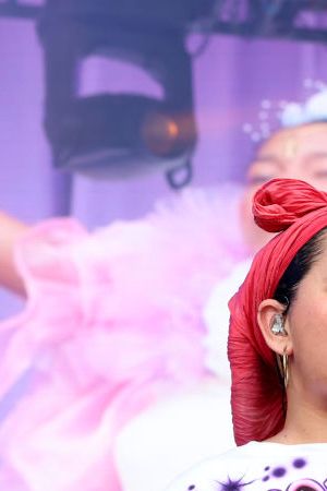 AUSTIN, TEXAS - OCTOBER 15: Lido Pimienta performs in concert during weekend two of the Austin City Limits Music Festival at Zilker Park on October 15, 2022 in Austin, Texas. (Photo by Gary Miller/Getty Images)