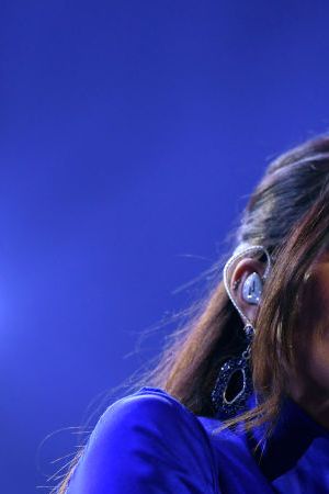 LAS VEGAS, NEVADA - APRIL 20: Natti Natasha performs onstage during the 2023 Latin American Music Awards at MGM Grand Garden Arena on April 20, 2023 in Las Vegas, Nevada. (Photo by Mindy Small/Getty Images)