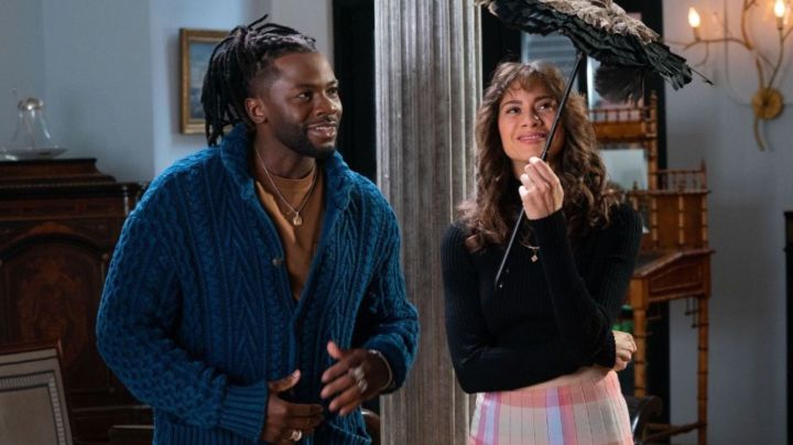Julia Mayorga and Derek Luke in Katie Holmes' Rare Objects