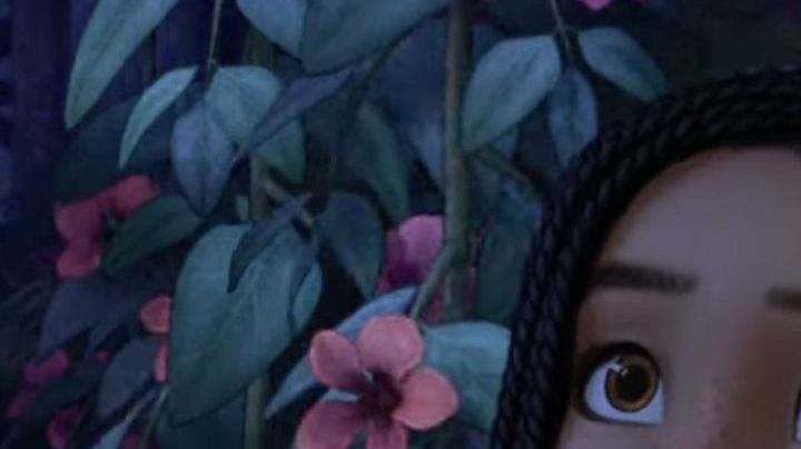 Asha (voiced by Arian Debose) in the trailer for Disney's Wish