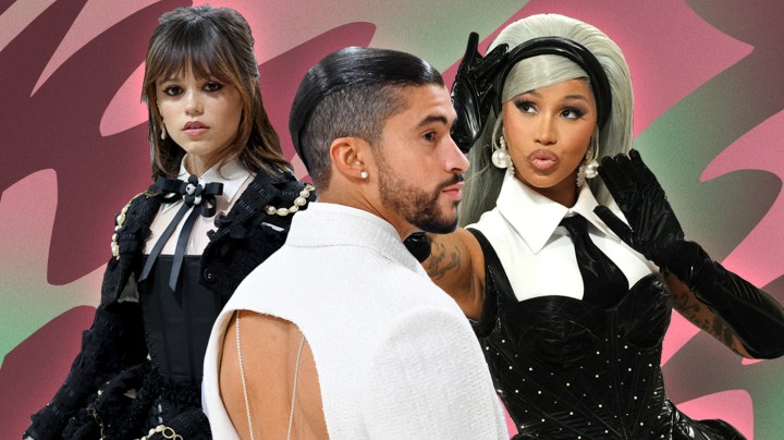 Jenna Ortega, Bad Bunny, and Cardi B at the 2023 Met Gala