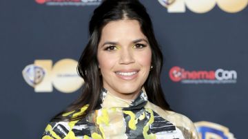 LAS VEGAS, NEVADA - APRIL 25: America Ferrera attends the red carpet promoting the upcoming film "Barbie" at the Warner Bros. Pictures Studio presentation during CinemaCon, the official convention of the National Association of Theatre Owners, at The Colosseum at Caesars Palace on April 25, 2023 in Las Vegas, Nevada. (Photo by Greg Doherty/WireImage)