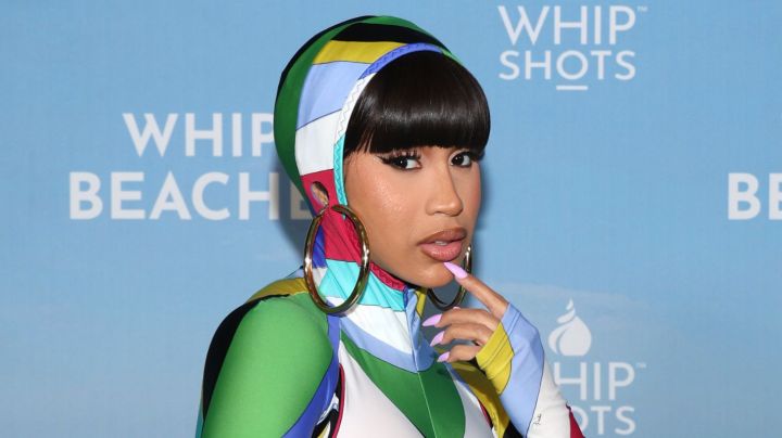SANTA MONICA, CALIFORNIA - MAY 22: Cardi B poses as Whipshots presents Summer Cocktails with Cardi at The Bungalow on May 22, 2023 in Santa Monica, California. (Photo by Jerritt Clark/Getty Images for Starco Brands)