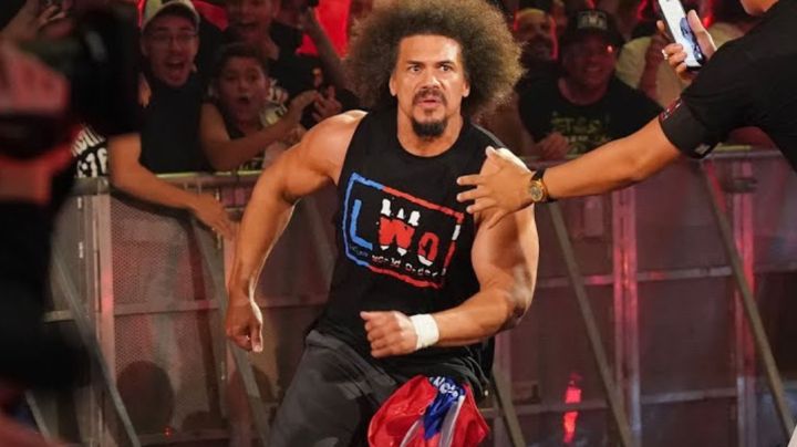 Carlito at the 2023 Backlash for WWE in Puerto Rico