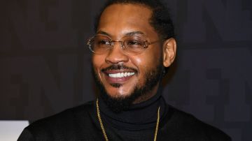 NEW YORK, NEW YORK - NOVEMBER 30: Carmelo Anthony attends the 36th Annual Footwear News Achievement Awards at Cipriani South Street on November 30, 2022 in New York City. (Photo by Theo Wargo/Getty Images)