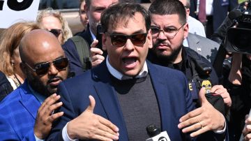 CENTRAL ISLIP, NEW YORK - MAY 10: Rep. George Santos leaves Federal Court on May 10, 2023 in Central Islip, New York. Federal prosecutors in the Eastern District of New York have charged Santos in a 13-count indictment that includes seven counts of wire fraud, three counts of money laundering, one count of theft of public funds, and two counts of making materially false statements to the House of Representatives. (Photo by Lokman Vural Elibol/Anadolu Agency via Getty Images)