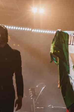 MONTERREY, MEXICO - MAY 18:  Interpol band says goodbye, during a concert at Auditorio Pabellón M on May 18, 2023 in Monterrey, Mexico. (Photo by Medios y Media/Getty Images)