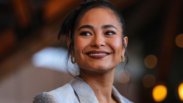 MEXICO CITY, MEXICO - NOVEMBER 09: Mabel Cadena gestures during the Twitter Live With Cast at Terraza Homework on November 09, 2022 in Mexico City, Mexico. (Photo by Agustin Cuevas/Getty Images for Disney)