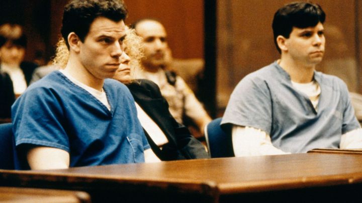TRIAL OF BROTHERS LYLE & ERIK MENENDEZ, PARRICIDES (Photo by Ted Soqui/Sygma via Getty Images)