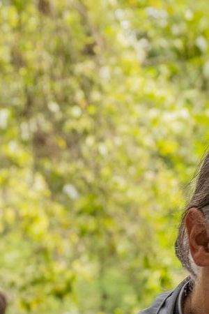 Manuel Garcia-Rulfo and Rodrigo Prieto filming Pedro Páramo for Netflix