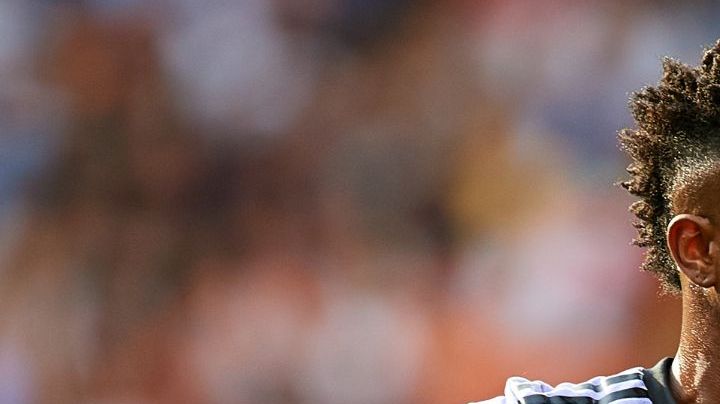Vinicius Jr. of Real Madrid CF looks on during the LaLiga Santander match between Valencia CF and Real Madrid CF at Mestalla stadium, May 21, 2023, Valencia, Spain. (Photo by David Aliaga/NurPhoto via Getty Images)