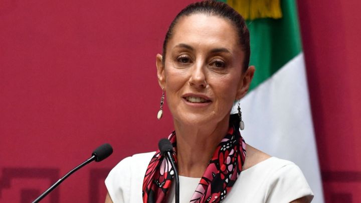 Mexico City Mayor Claudia Sheinbaum speaks during a press conference in Mexico City on June 12, 2023. Sheinbaum announced on Monday that she resigned from her post to seek the presidency of Mexico for the leftist ruling party, emerging as a favorite to succeed President Andrés Manuel López Obrador. (Photo by CLAUDIO CRUZ / AFP) (Photo by CLAUDIO CRUZ/AFP via Getty Images)