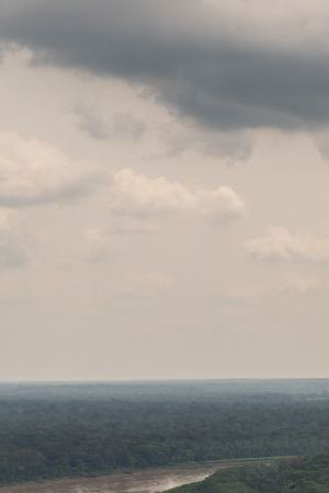 View from the top of mountain in Guaviare river in Colombian Amazonia