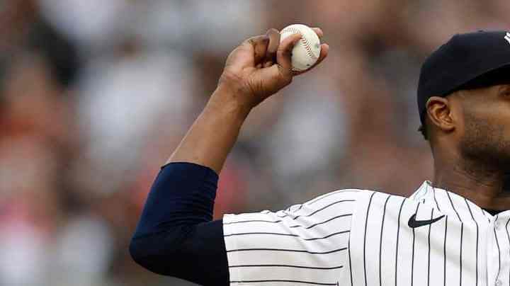NEW YORK, NEW YORK - JUNE 22: Domingo German #0 of the New York Yankees in action against the Seattle Mariners at Yankee Stadium on June 22, 2023 in the Bronx borough of New York City. The Mariners defeated the Yankees 10-2. (Photo by Jim McIsaac/Getty Images)