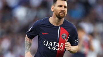 PARIS, FRANCE - JUNE 03: Lionel Messi of Paris Saint-Germain during the Ligue 1 match between Paris Saint-Germain and Clermont Foot at Parc des Princes on June 03, 2023 in Paris, France. (Photo by Julian Finney/Getty Images)