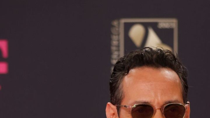 MIAMI, FLORIDA - FEBRUARY 23: Marc Anthony and Nadia Ferreira attend the 35th Premio Lo Nuestro at Miami-Dade Arena on February 23, 2023 in Miami, Florida. (Photo by Mireya Acierto/Getty Images)