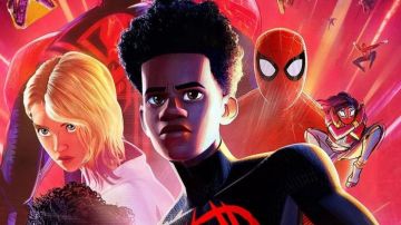 Miles Morales in Spider-Man: Across the Spider-Verse poster_Spanish-language
