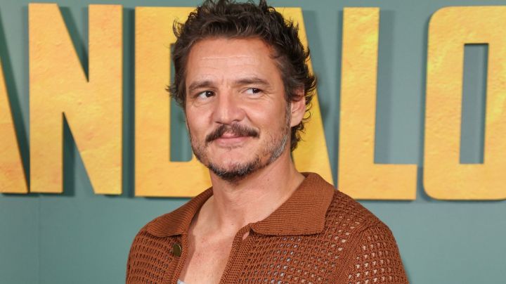 LONDON, ENGLAND - FEBRUARY 22: Pedro Pascal attends the photocall for Disney's "The Mandalorian" Season 3 at Picadilly Circus on February 22, 2023 in London, England. (Photo by Mike Marsland/WireImage)