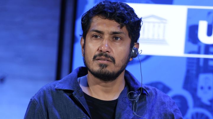 PARIS, FRANCE - MARCH 21: Tenoch Huerta attends the Master Class Against Racism And Discrimination at UNESCO on March 21, 2023 in Paris, France. (Photo by Pierre Suu/Getty Images)