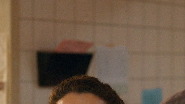 Justina Machado (Dolores Roach) and Alejandro Hernandez (Luis) in The Horror of Dolores Roach