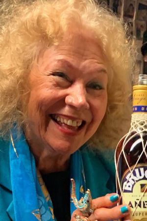 Maria "Toñita" Cay at the Carribbean Social Club Toñita's