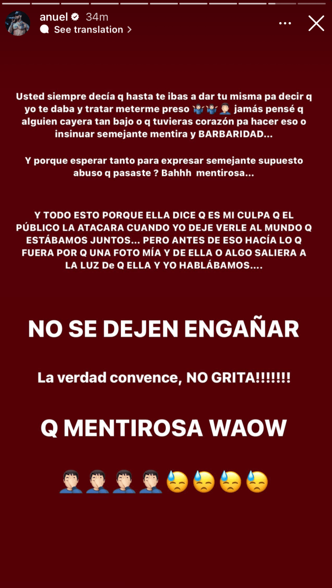 Anuel AA response to Yailin La Más Viral
