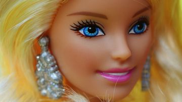 Barbie doll face