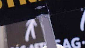 LOS ANGELES, CA - JULY 21: Diana Maria Riva walks the picket line in support of the SAG-AFTRA and WGA strike on July 21, 2023 in Los Angeles, California. (Photo by Hollywood To You/Star Max/GC Images)