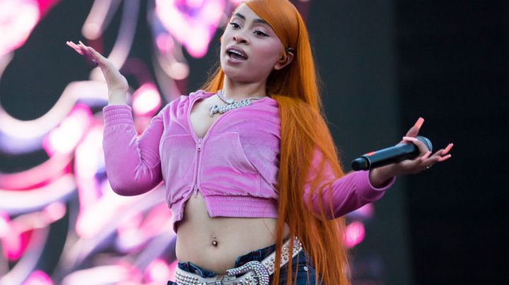 MIAMI GARDENS, FLORIDA - JULY 21: American rapper Ice Spice performs onstage during day one of Rolling Loud Miami at Hard Rock Stadium on July 21, 2023 in Miami Gardens, Florida. (Photo by Jason Koerner/Getty Images)