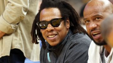 SAN FRANCISCO, CALIFORNIA - JUNE 02: Rapper, Jay Z looks on during the second quarter in Game One of the 2022 NBA Finals between the Golden State Warriors and the Boston Celtics at Chase Center on June 02, 2022 in San Francisco, California. NOTE TO USER: User expressly acknowledges and agrees that, by downloading and/or using this photograph, User is consenting to the terms and conditions of the Getty Images License Agreement. (Photo by Ezra Shaw/Getty Images)